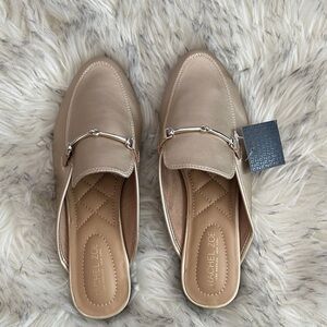 New! Rachel Zoe Women's Gold Mules